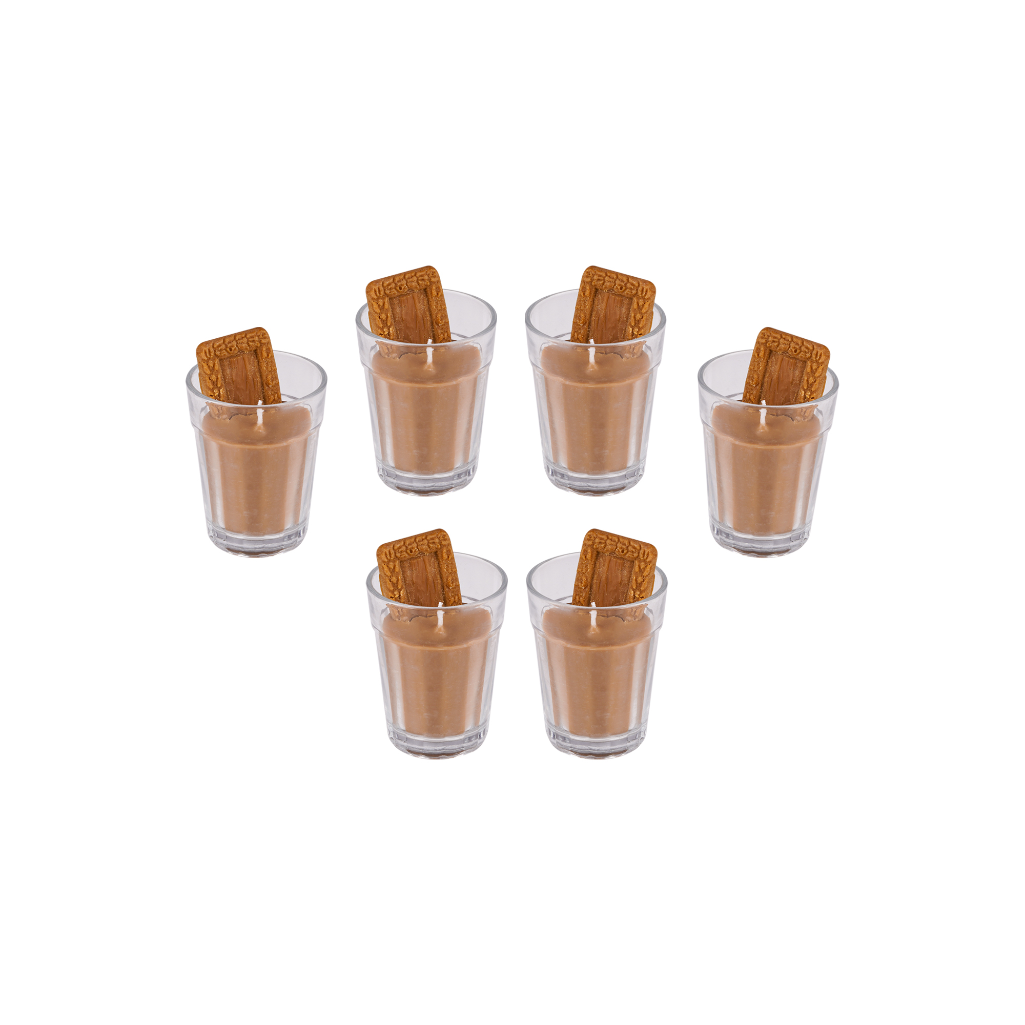 Tea biscuit candle-pack of 6 - Image 3
